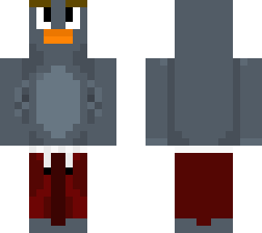 pigeon with sweatpants