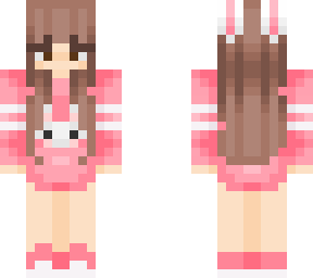 pink bun