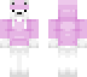 polar bear with hoodie and lukaip hat