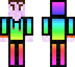 rainbow hoodie guy
