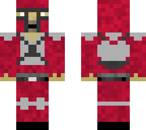 red mando w/ open visor