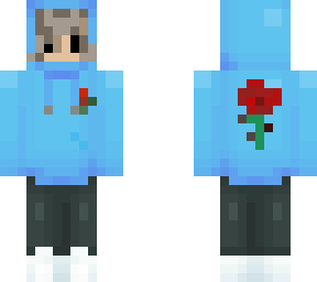 rob with blue hood
