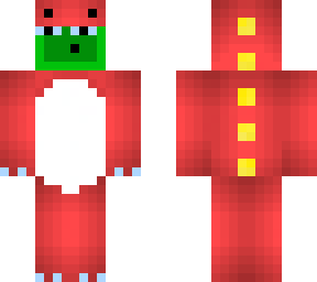 slime in dino onsie