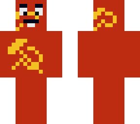 soviet union flag with face