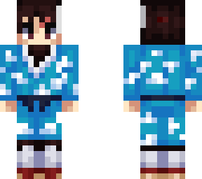 tanjiro blue kimono