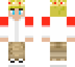 tommyinnit with a crown