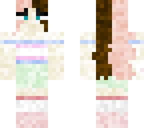 trans flag girl