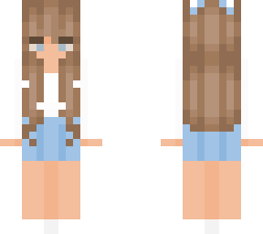 white shirt blue skirt (fixed)