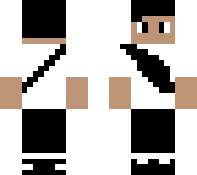 white tee with fanny pack