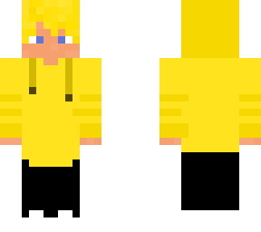 blonde hair in hoodie