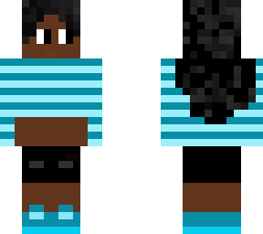 blue and cyan stripes