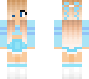 blue cheerleader( inverted colors from other skin)