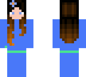 blue dress