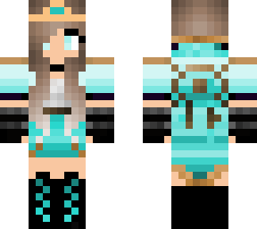 blue elf girl