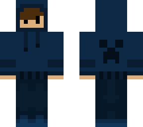 boy in navy hoodie