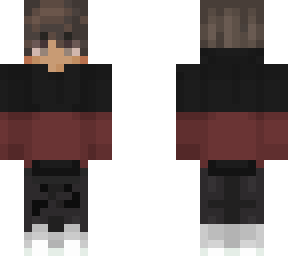 boy with red and gray sweater