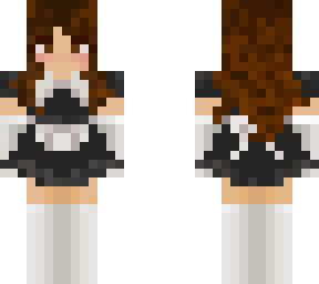 brunette maid
