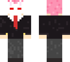 bunny mask man in a suit