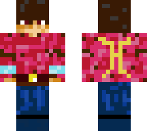 chico de camisa rosa