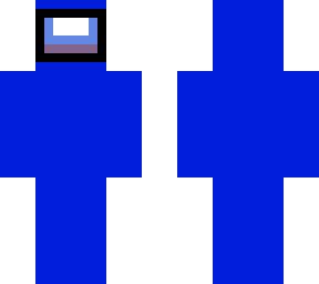 dark blue among us character
