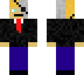 duane with eye patch and skull