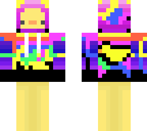 duck in custom hoodie