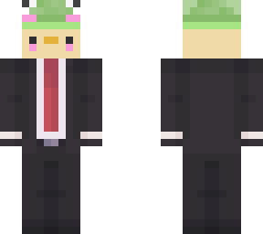 froggy hat duck in suit