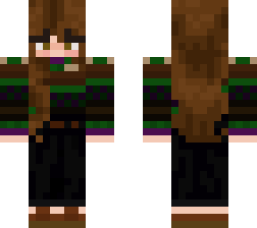 funky sweater b)