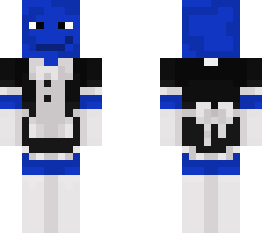 maid dress blue