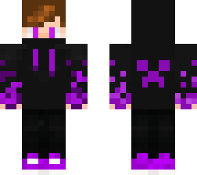 minecraft boy purple