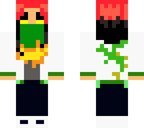my oc as a minecraft character