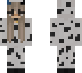my skin in cow onesie