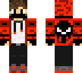 new red jacket along with old skin