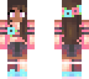 pink and blue