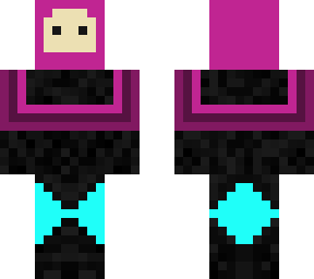 pink and teal