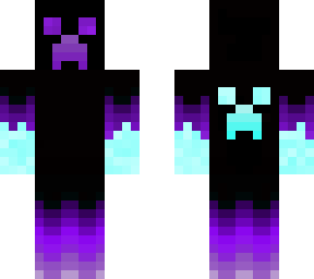 purple and blue creeper