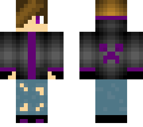 purple dude hooded
