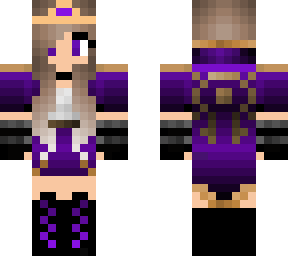 purple elf girl