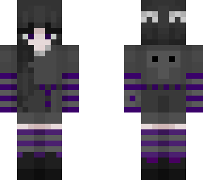 purple emo girl