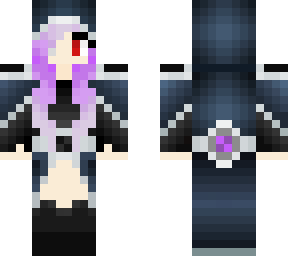 purple mage girl