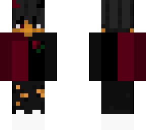 red and black