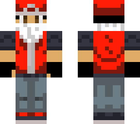 red masked pokemon trainer