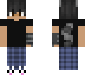 sleepwear raccoon boy skin