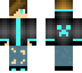 teal dude hooded