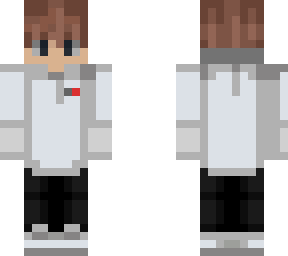white hoodie boy