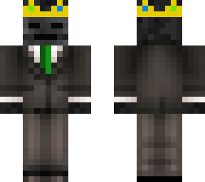 wither in a suit with a crown
