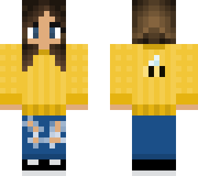 yellow bee sweater