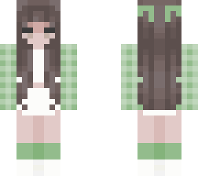 --green plaid girl--