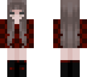 --red & black girl--