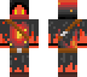 a lava ninja